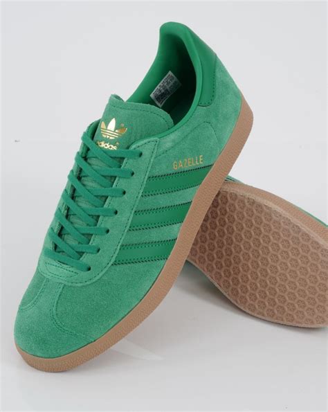 adidas originals gazelle trainers green